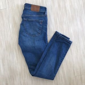 Madewell 8" rise skinny jeans